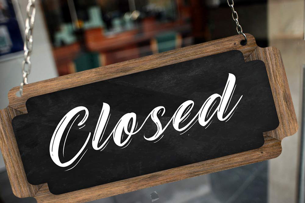 Amazon | WaaHome ビジネス用オープンサイン 両面黒板スタイル